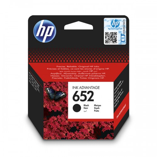 HP F6V25AE 652 SİYAH MÜREKKEP KARTUŞU 360 SAYFA