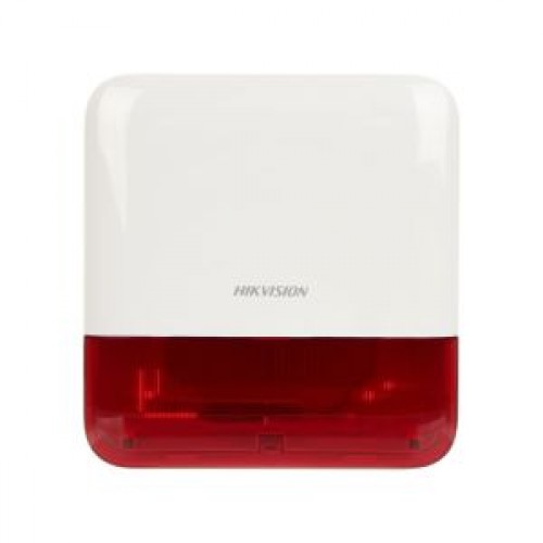 HIKVISION DS-PS1-E-WE 868MHZ 110DB DIŞ ORTAM IP65 KABLOSUZ SİREN KIRMIZI RENK