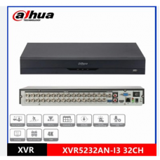 DAHUA XVR5232AN-I3 32 KANAL 5M-N/1080P 2 SATA H265+ WIZSENSE DVR KAYIT CIHAZI