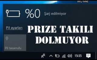 Laptopunuz Şarj Olmuyorsa