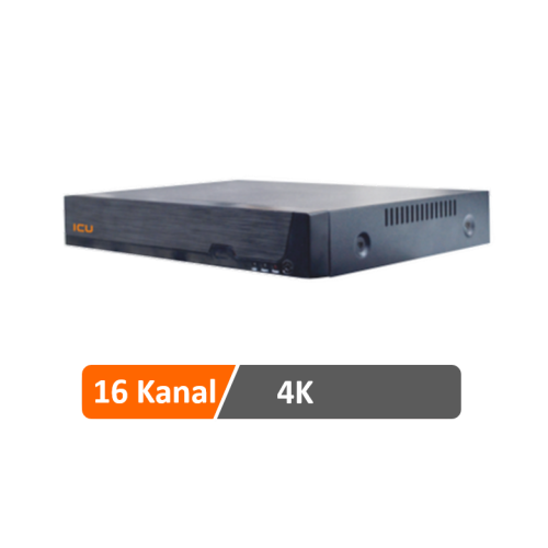 BEYLERBEYİ ICU IC NVR 4K16-1XM H.265+ 4K 5MP 16 KANAL KAYIT CİHAZI NVR