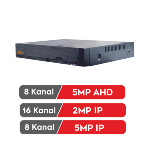 BEYLERBEYİ IC HD 5MN8-1XM AHD & HİBRİT 5MP H.265+ 8 KANAL KAYIT CİHAZI DVR