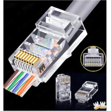 EZ RJ45 CAT6 YENİ NESİL DELİKLİ JAK KONNEKTÖR