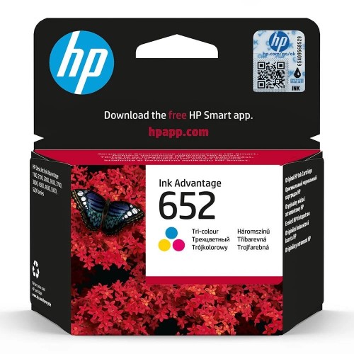 HP F6V24AE 652 RENKLİ MÜREKKEP KARTUŞ