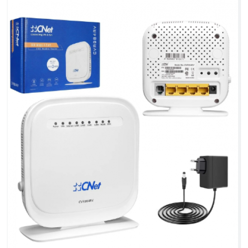 CNET CVR984RV 4PORT 2.4Ghz WIFI 300Mbps 2x3dBi DAHİLİ ANTEN VDSL2/ADSL2 MODEM