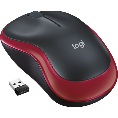 LOGITECH M185 USB ALICILI KOMPAKT KIRMIZI KABLOSUZ MOUSE 910-002237