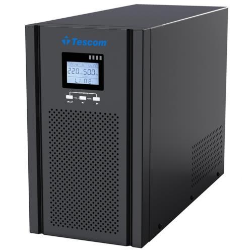 TESCOM TEOS+ 3kVA 1F/1F (6x9AH) 5-10dk ONLINE UPS KESİNTİSİZ GÜÇ KAYNAĞI